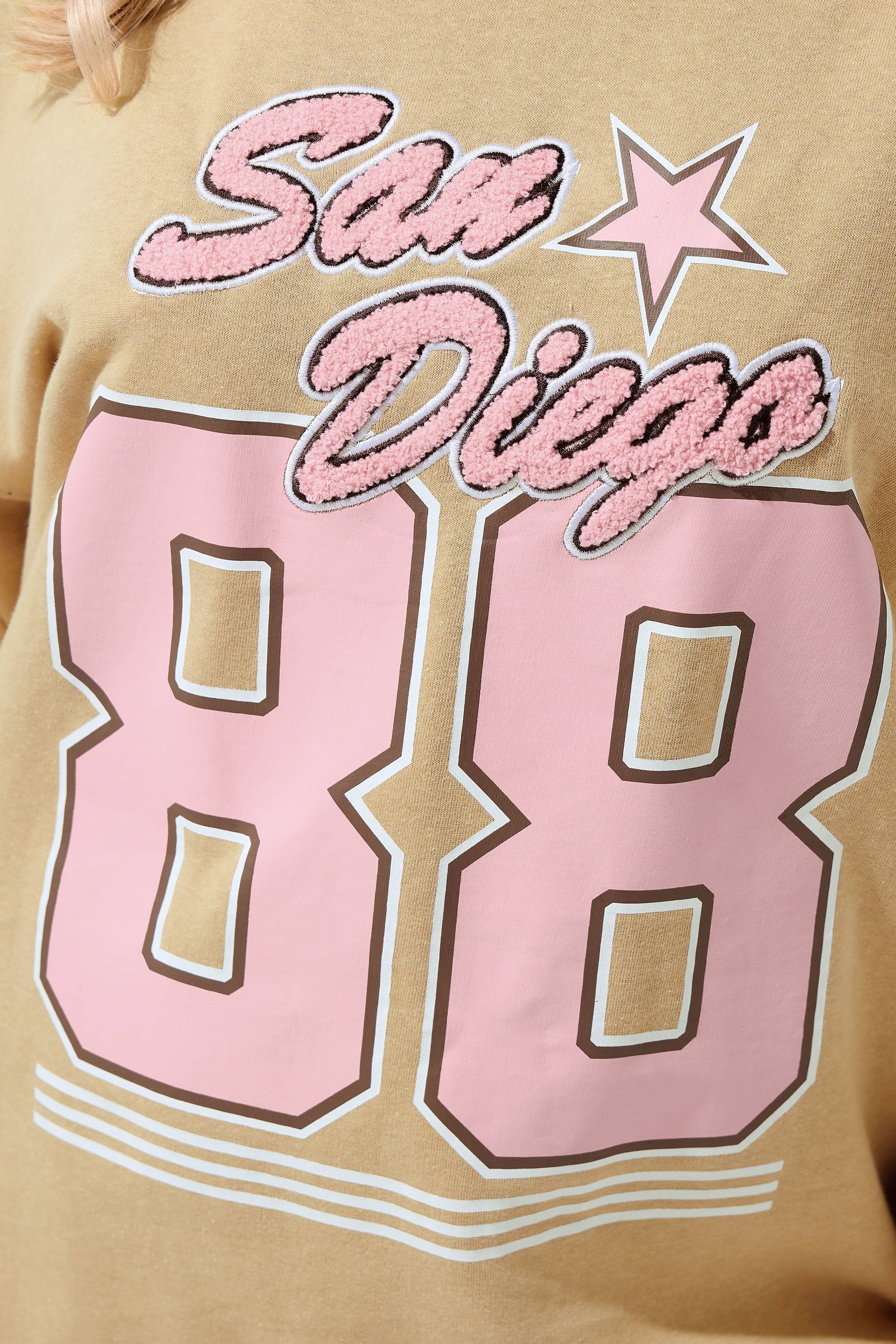 Sweatshirt Beige Marron « San Diego 88 » Size 42 - Limited Collection - Modalova