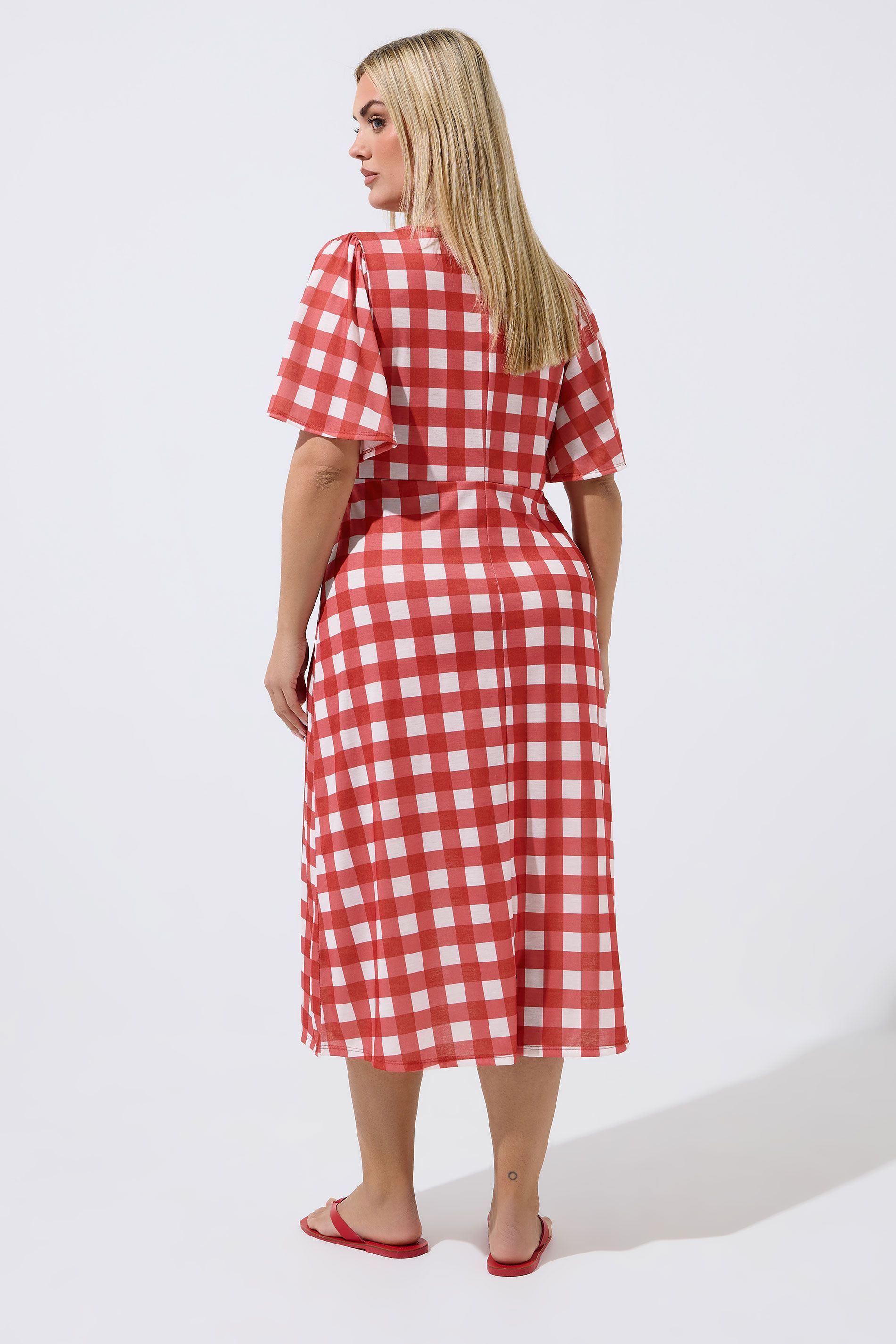 Robe Rouge À Carreaux Vichy Size 38 - Limited Collection - Modalova