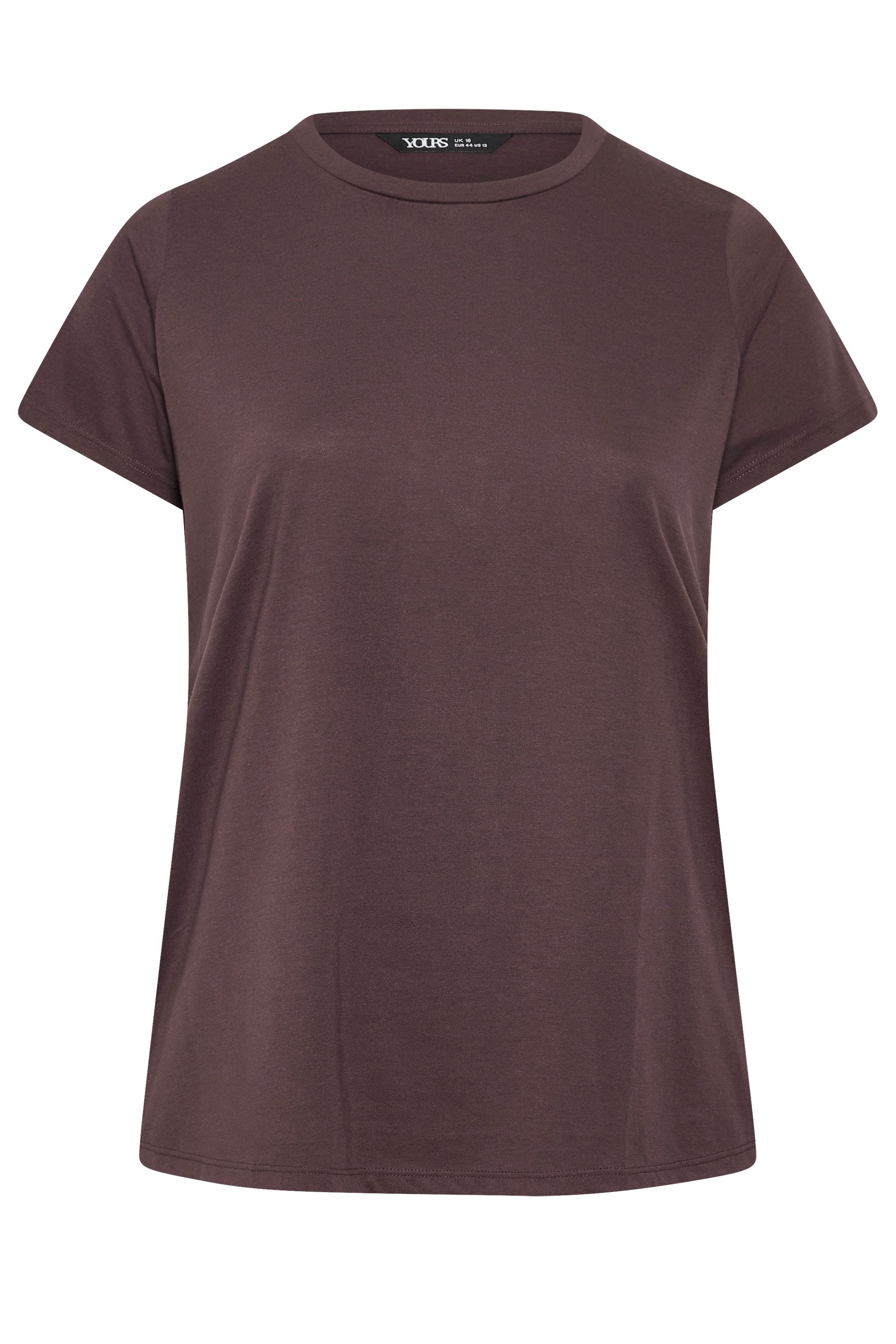 Tshirt Marron Chocolat Size 50-52 - Yours - Modalova