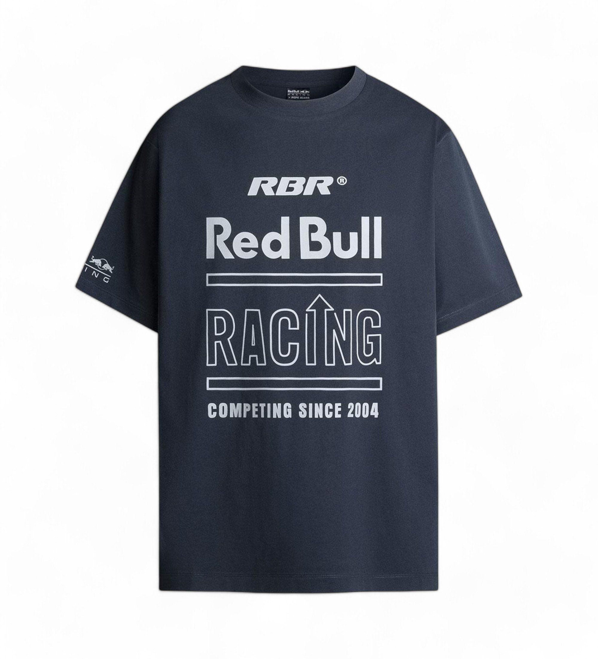 Til mænd. RM500020 Camiseta Racing marino (S), Casual, Bomuld, Korte ærmer - Red Bull Racing x Pepe Jeans - Modalova