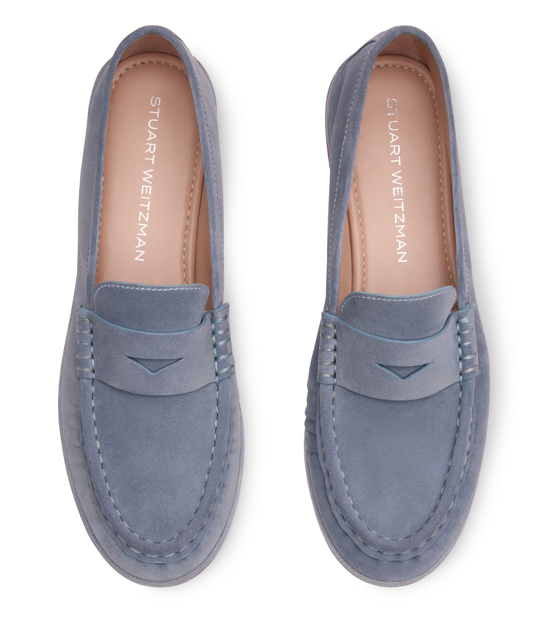 MOCASSIN SPENCER, CHAUSSURES PLATES ET MOCASSINS, , DAIM SPORT - Stuart Weitzman - Modalova