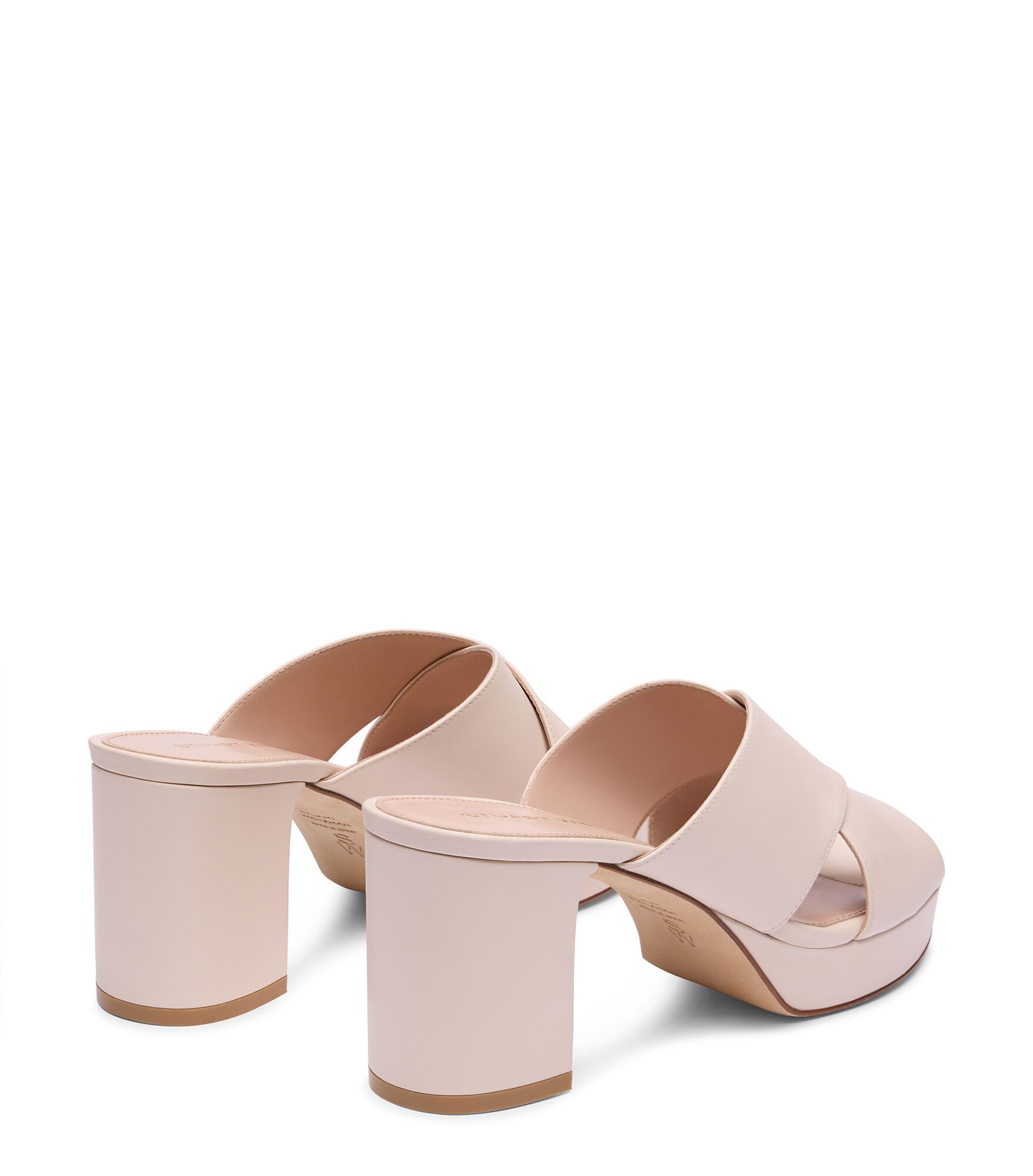 MULE PLATEFORME DAYNA, SANDALES, , CUIR DE VEAU LISSE - Stuart Weitzman - Modalova
