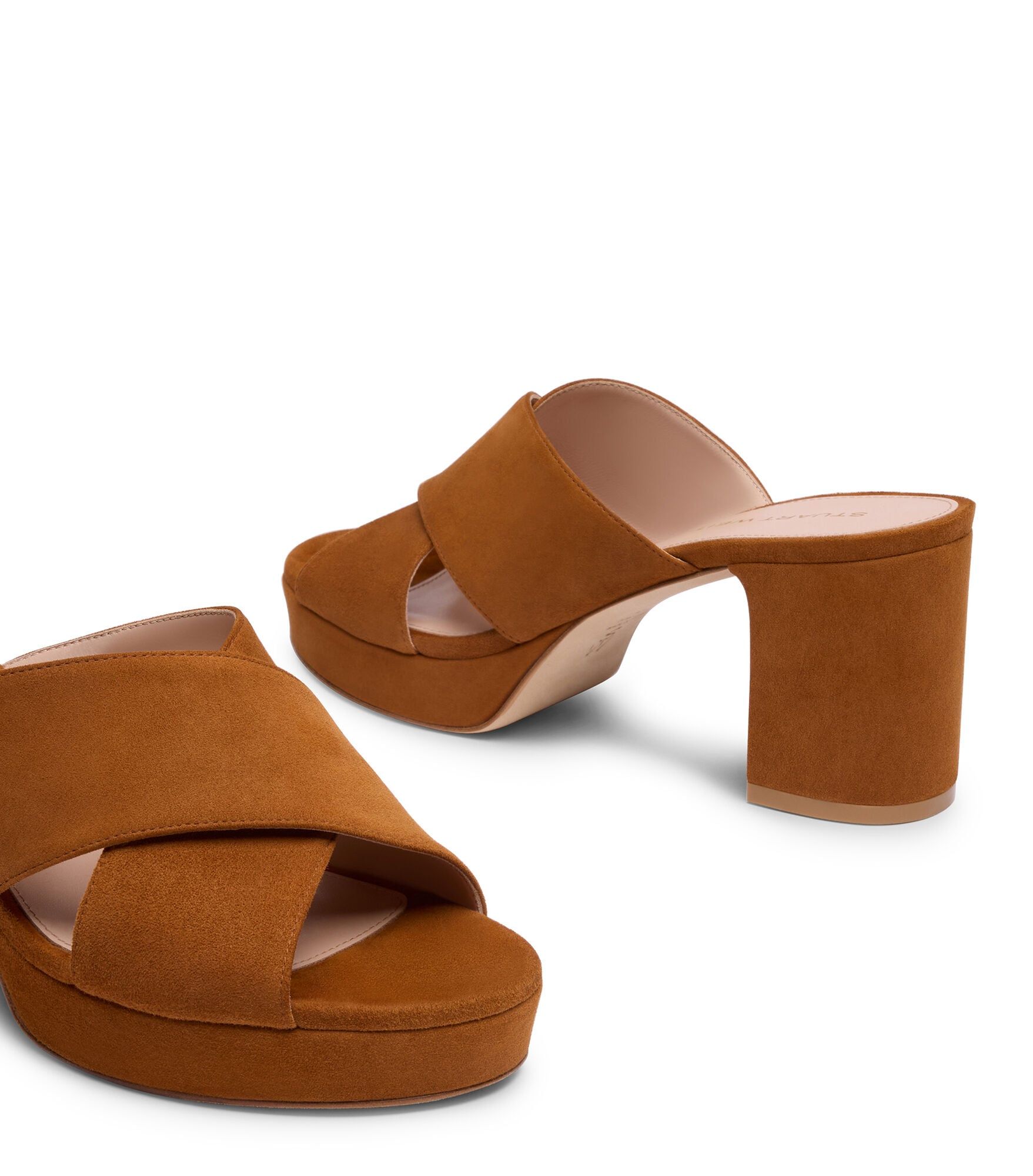 MULE PLATEFORME DAYNA, SANDALES, , DAIM - Stuart Weitzman - Modalova