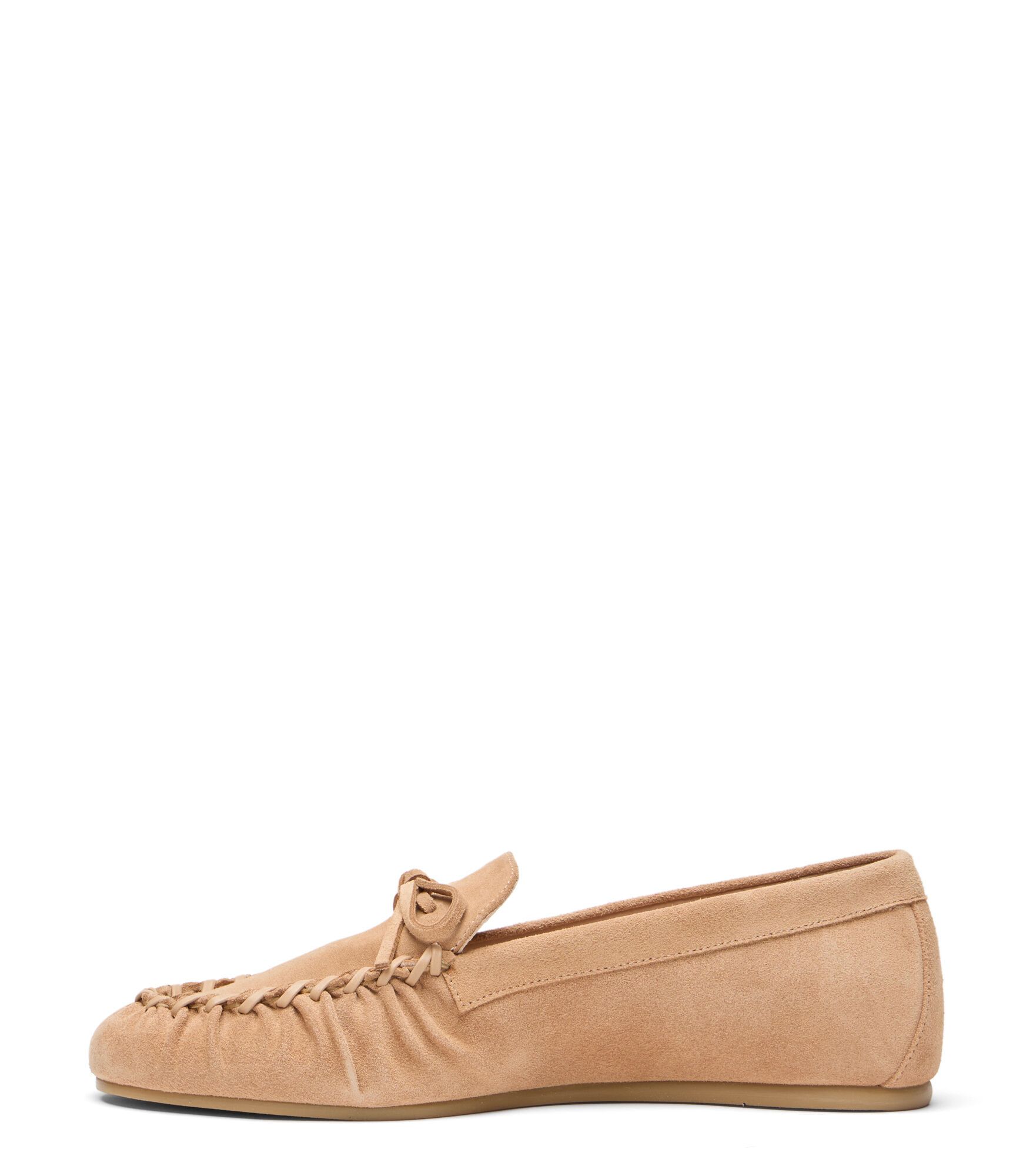 BRITT BOW LOAFER, CHAUSSURES PLATES ET MOCASSINS, , SPORT SUEDE - Stuart Weitzman - Modalova
