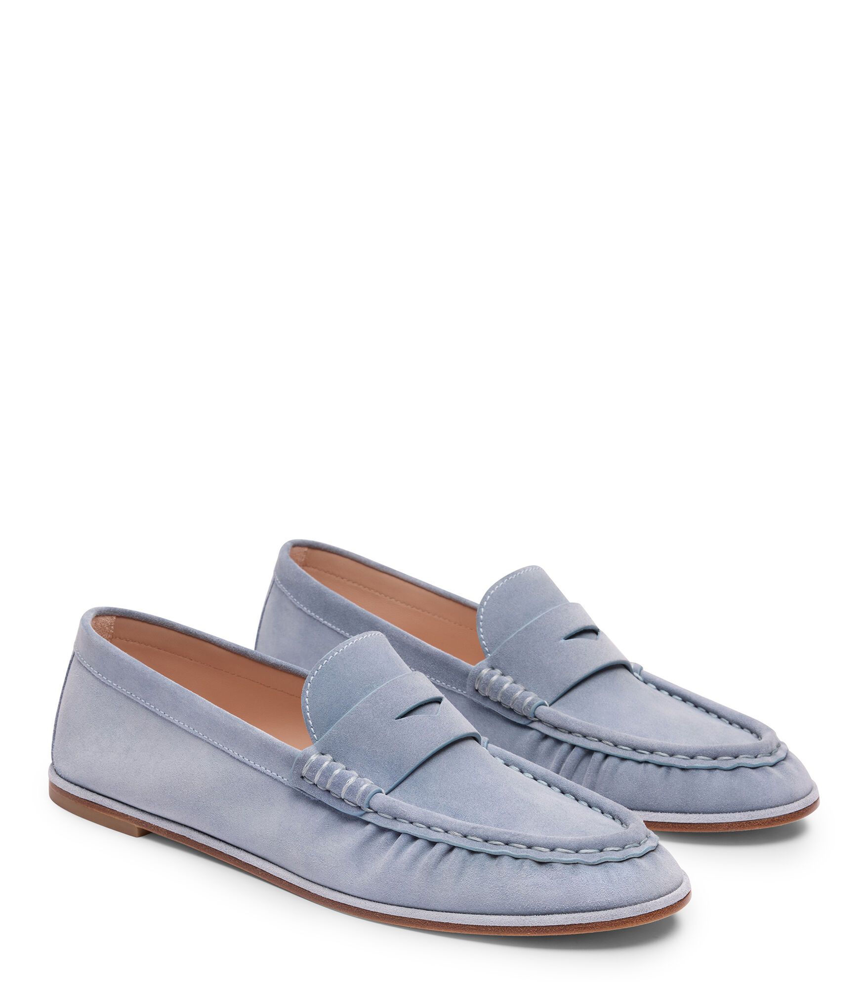 MOCASSIN SPENCER, CHAUSSURES PLATES ET MOCASSINS, , DAIM SPORT - Stuart Weitzman - Modalova
