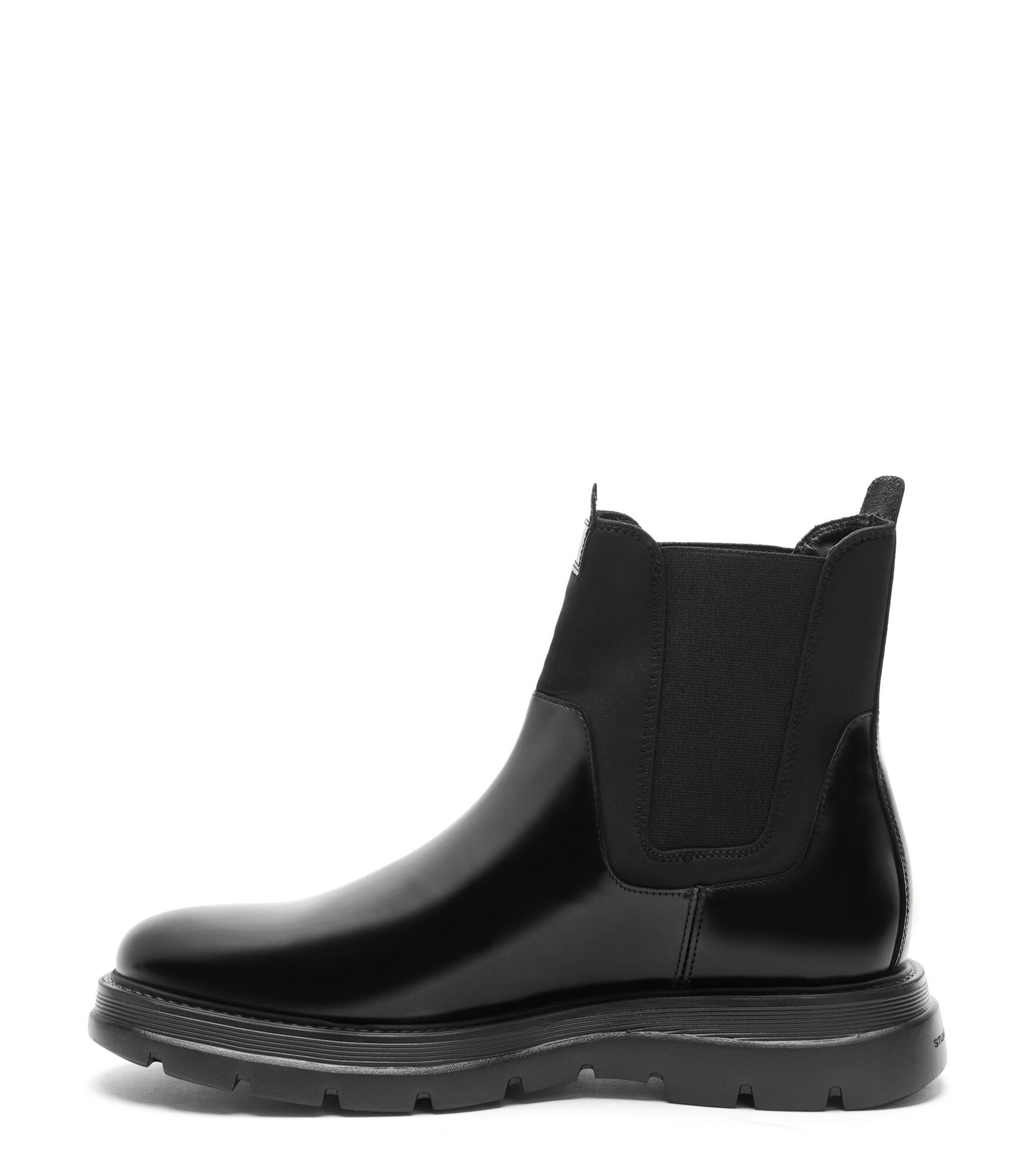 ARDEN, BOTTINES, , BRUSHED CALF/STRETCH FABRIC - Stuart Weitzman - Modalova