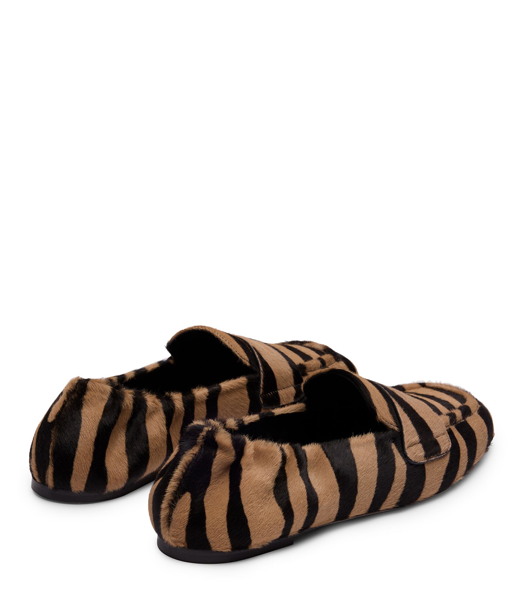 MOCASSIN BRYANT, CHAUSSURES PLATES ET MOCASSINS, /, BECERRO CON PELO ESTAMPADO CEBRA - Stuart Weitzman - Modalova