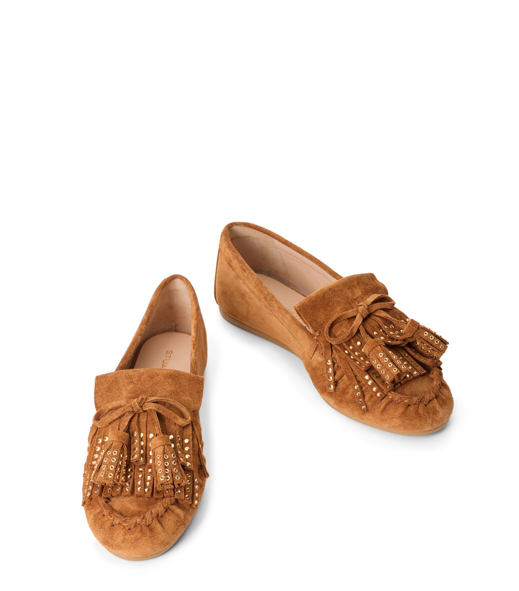 MOCASSIN BARRY, CHAUSSURES PLATES ET MOCASSINS, , DAIM SPORT - Stuart Weitzman - Modalova
