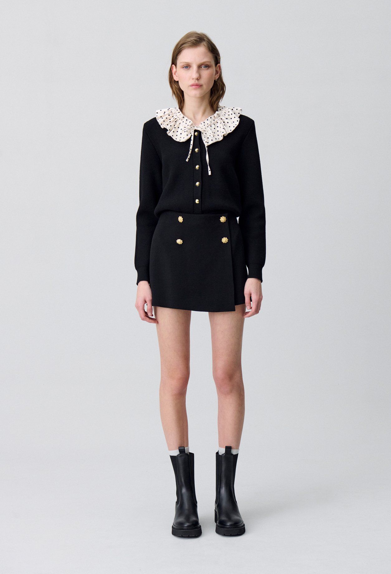 Jupe-short courte - Claudie Pierlot - Modalova