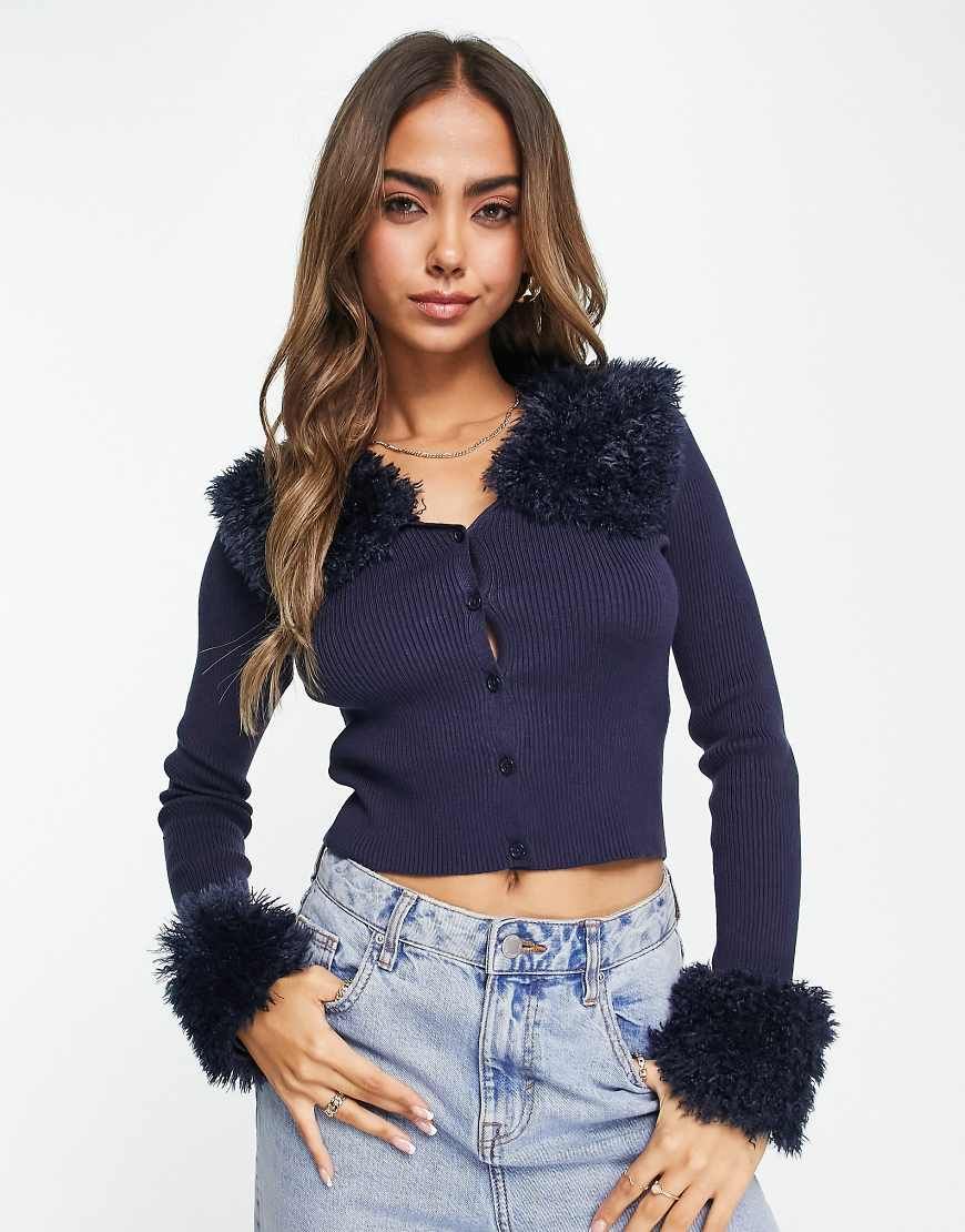 Bershka fausse online fourrure