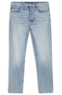 Jean Baggy Fit en denim de coton lourd - HUGO - Modalova