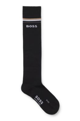 Chaussettes d’équitation en coton mélangé avec logo - Boss - Modalova