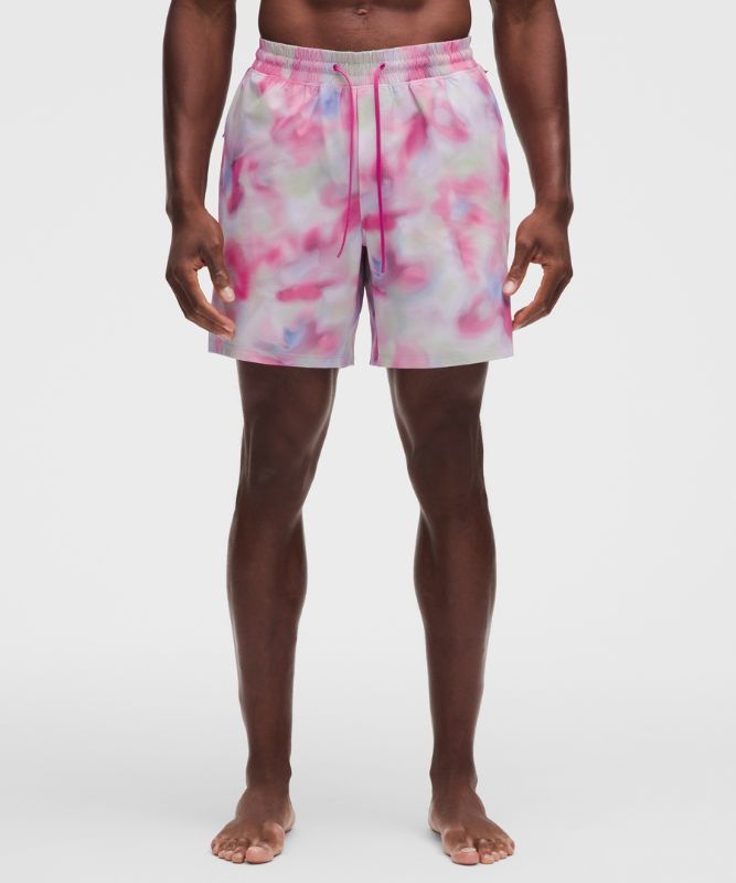 “ Short de bain DoublÃ©s â€“ 18 cm â€“ Rose/Ã‰ â€“ Taille M - lululemon - Modalova