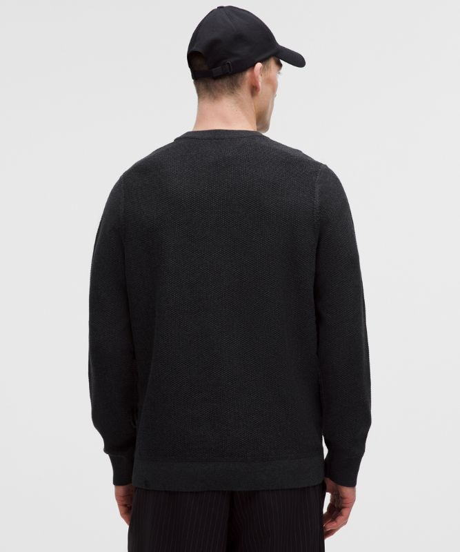“ Pull col rond en maille texturÃ©es â€“ Noir â€“ Taille S - lululemon - Modalova