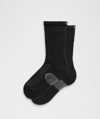 “ Chaussettes de sport unisexes â€“ mÃ©lange de laine â€“ Taille L - lululemon - Modalova
