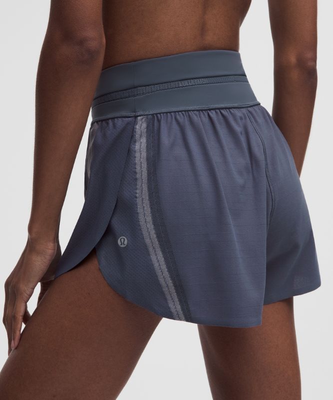 “ Short Fast and Free de course aÃ©rÃ© taille mi-hautes â€“ 8 cm â€“ Noir â€“ Taille 12 - lululemon - Modalova