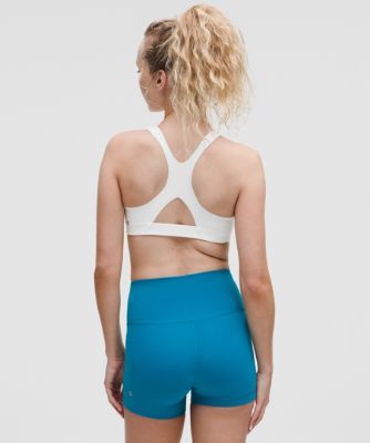 “ Soutien-gorge d'entraÃ®nement Ã  encolure carrÃ©e en Ultralu Maintien moyen, bonnets B/Cs â€“ Blanc â€“ Taille 8 - lululemon - Modalova