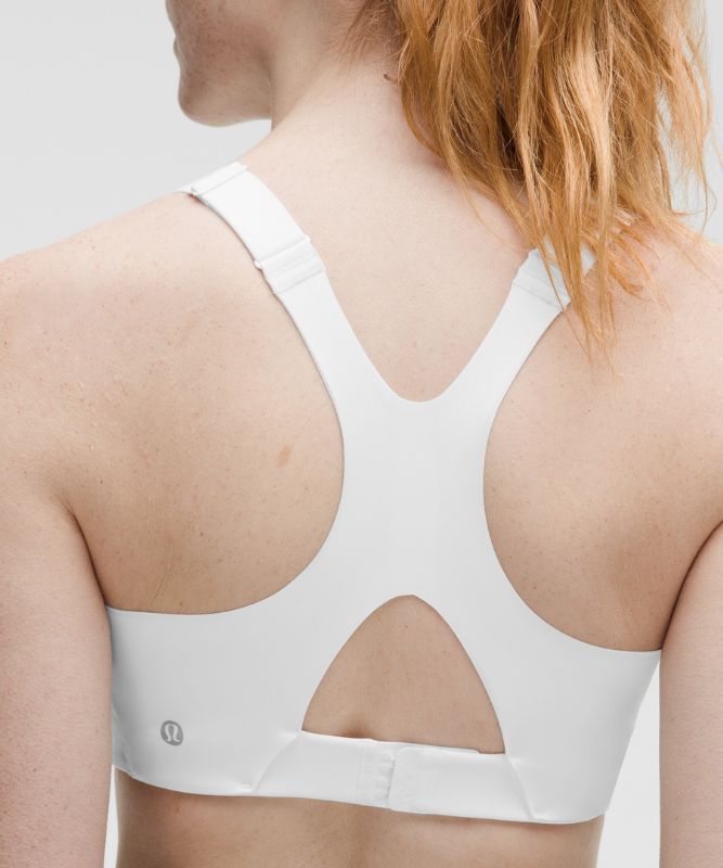 “ Soutien-gorge d'entraÃ®nement Ã  encolure carrÃ©e en Ultralu Maintien moyen, bonnets D/DDs â€“ Blanc â€“ Taille 10 - lululemon - Modalova