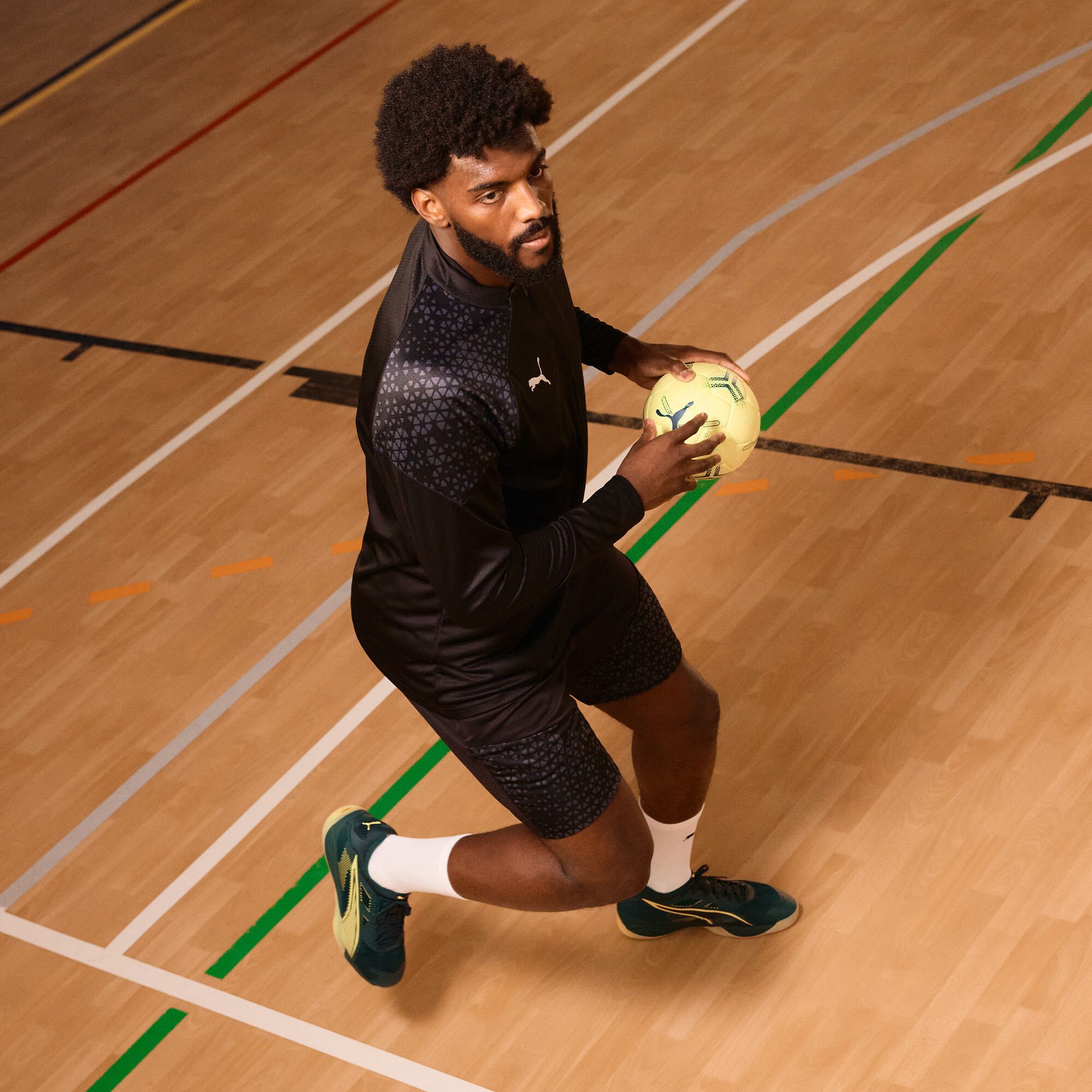 Chaussures de handball Eliminate NITRO™ SQD 4 Unisexe, Chaussures, Vert, 44 - PUMA - Modalova