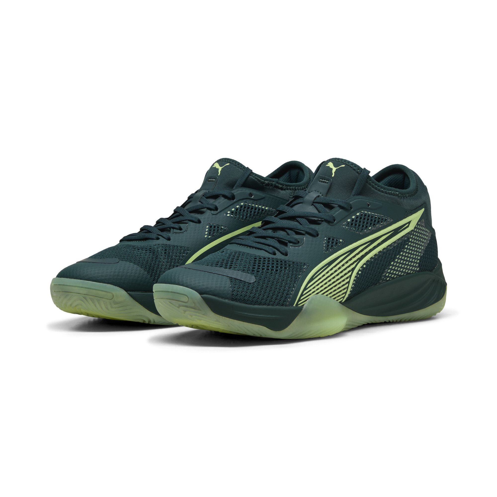 Chaussures de handball Eliminate NITRO™ SQD 4 Unisexe, Chaussures, Vert, 44 - PUMA - Modalova