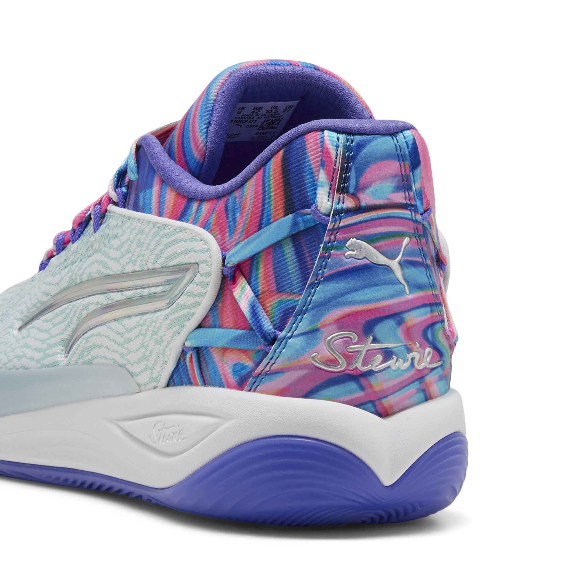 Chaussures de basketball Stewie 4 Prism , Chaussures, Blanc, 44 - PUMA - Modalova