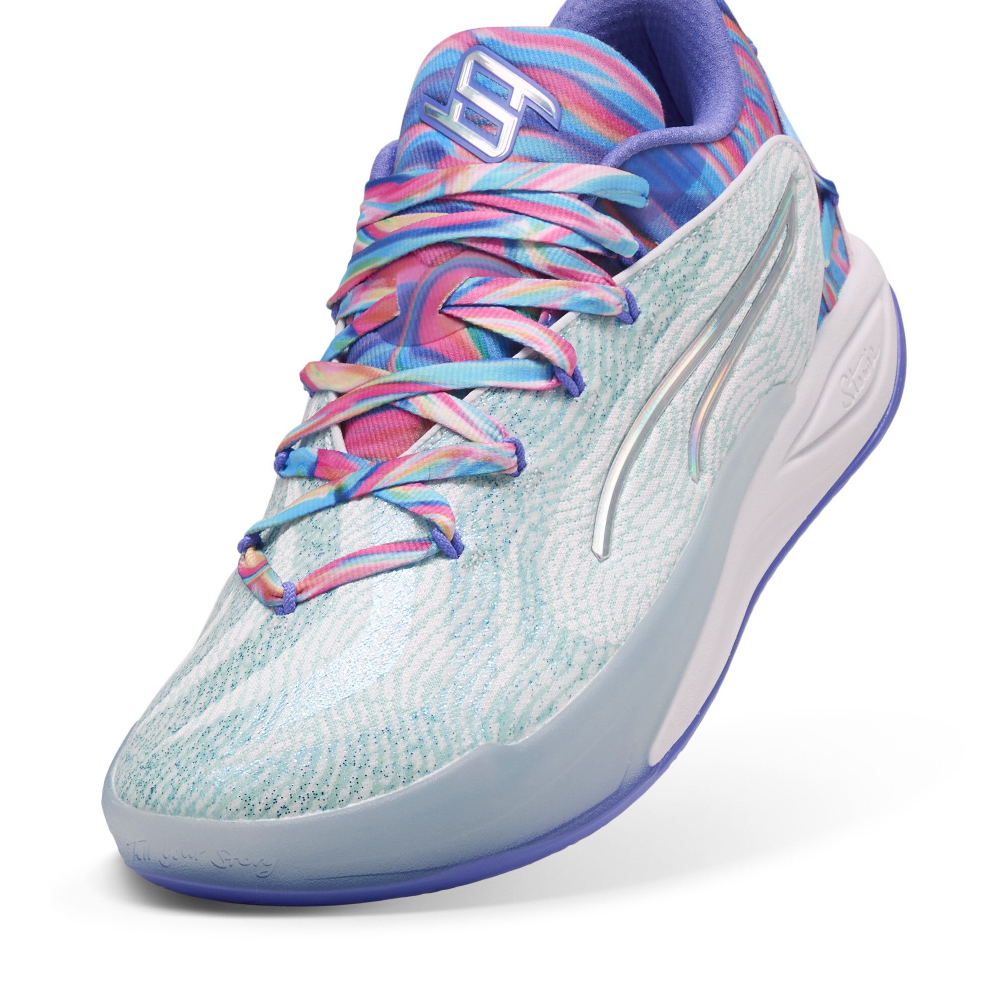 Chaussures de basketball Stewie 4 Prism , Chaussures, Blanc, 44 - PUMA - Modalova