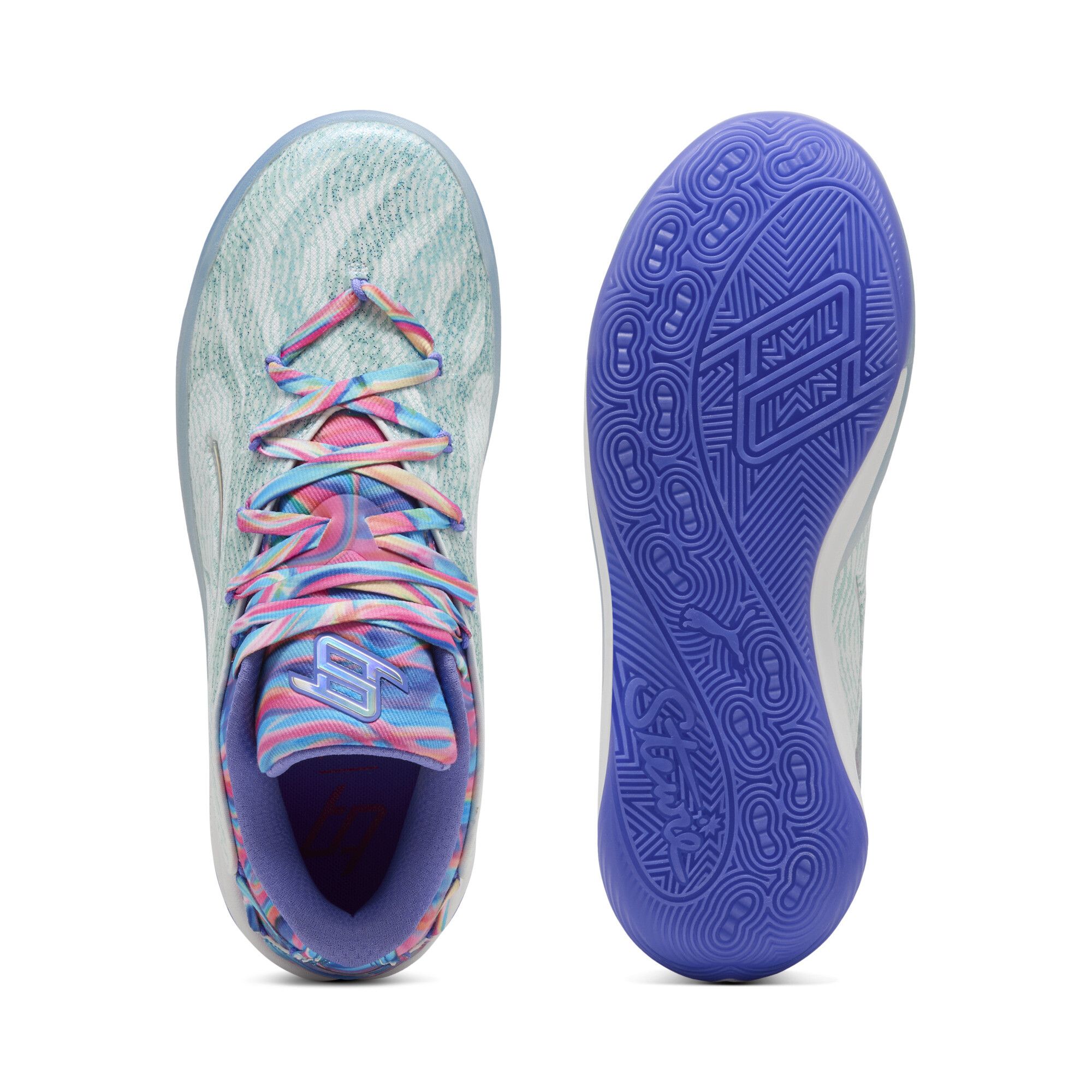 Chaussures de basketball Stewie 4 Prism , Chaussures, Blanc, 44 - PUMA - Modalova