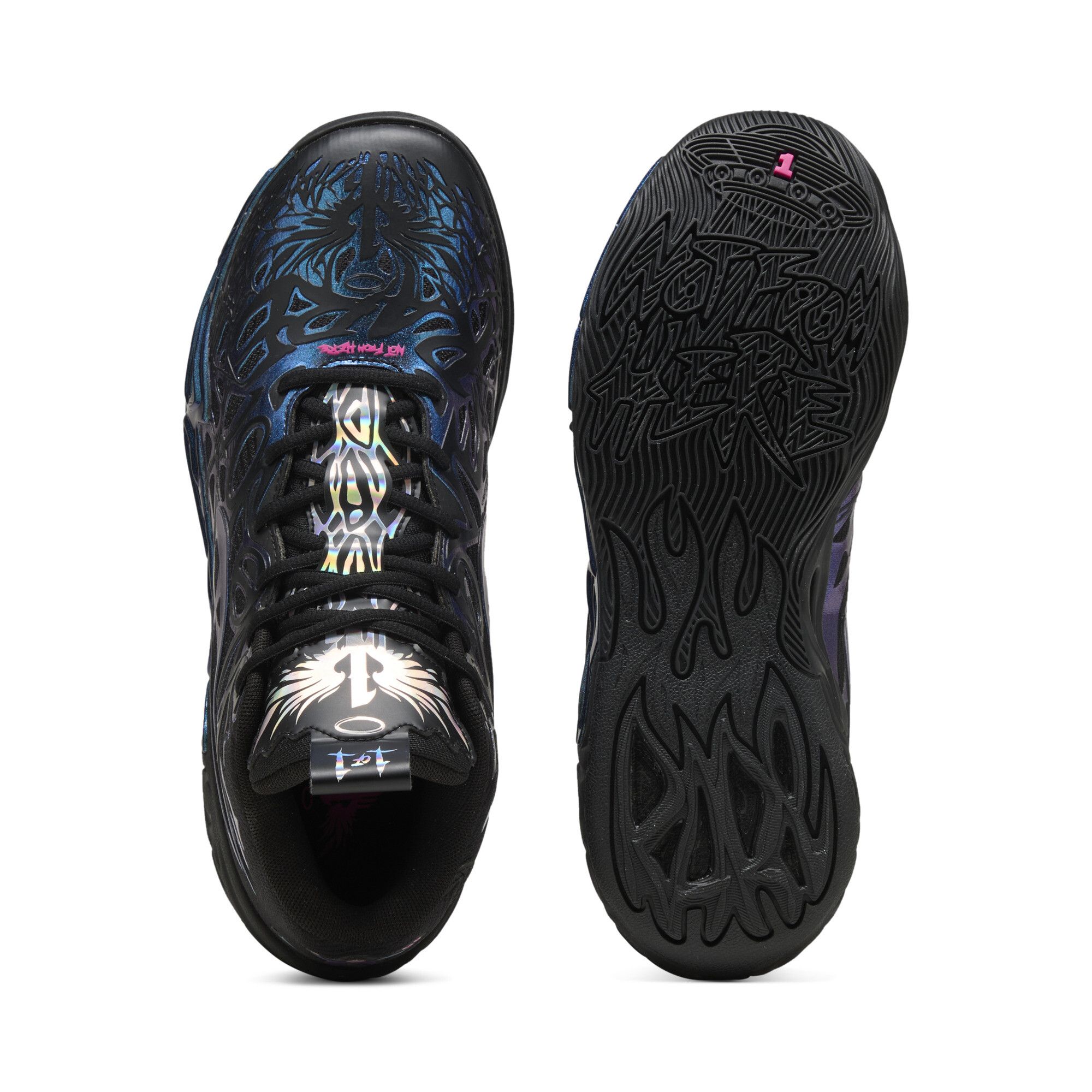 Chaussures de basketball MB.04 Reflections Unisexe, Chaussures, Noir, 44 - PUMA - Modalova