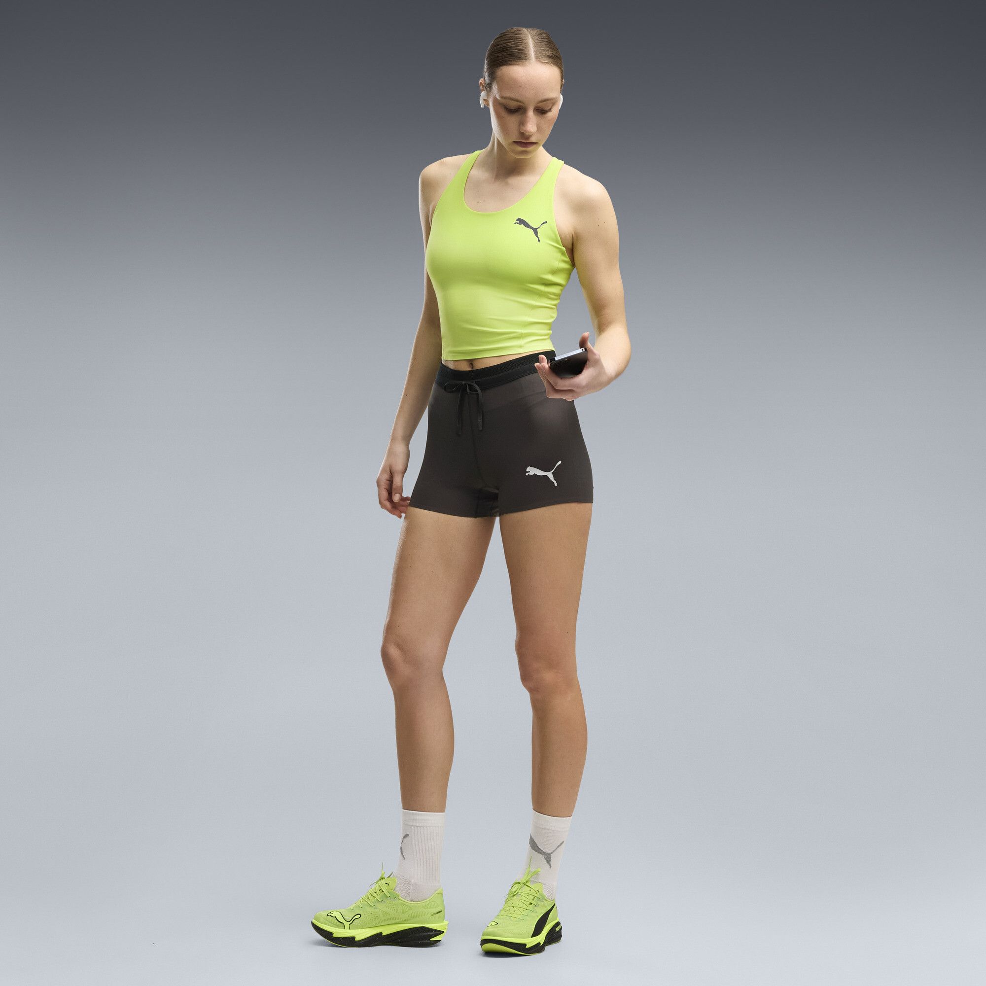 Crop-top de running Lightspeed , Accessoires, Vert, XXS - PUMA - Modalova