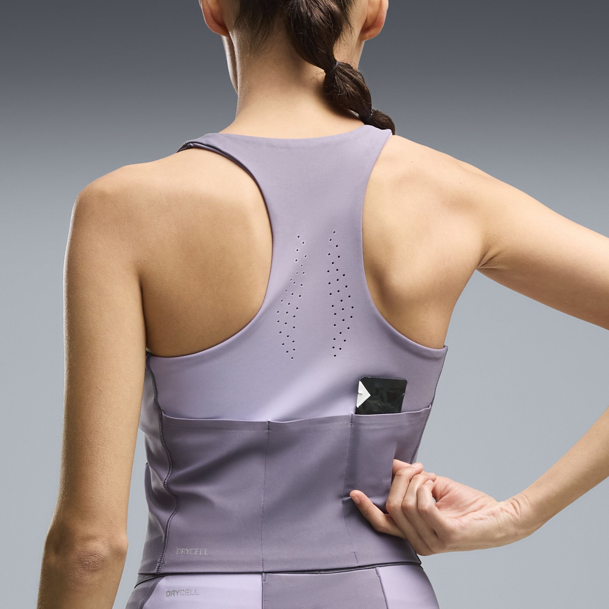 Crop-top de running à imprimés Lightspeed , Accessoires, Gris, XXS - PUMA - Modalova