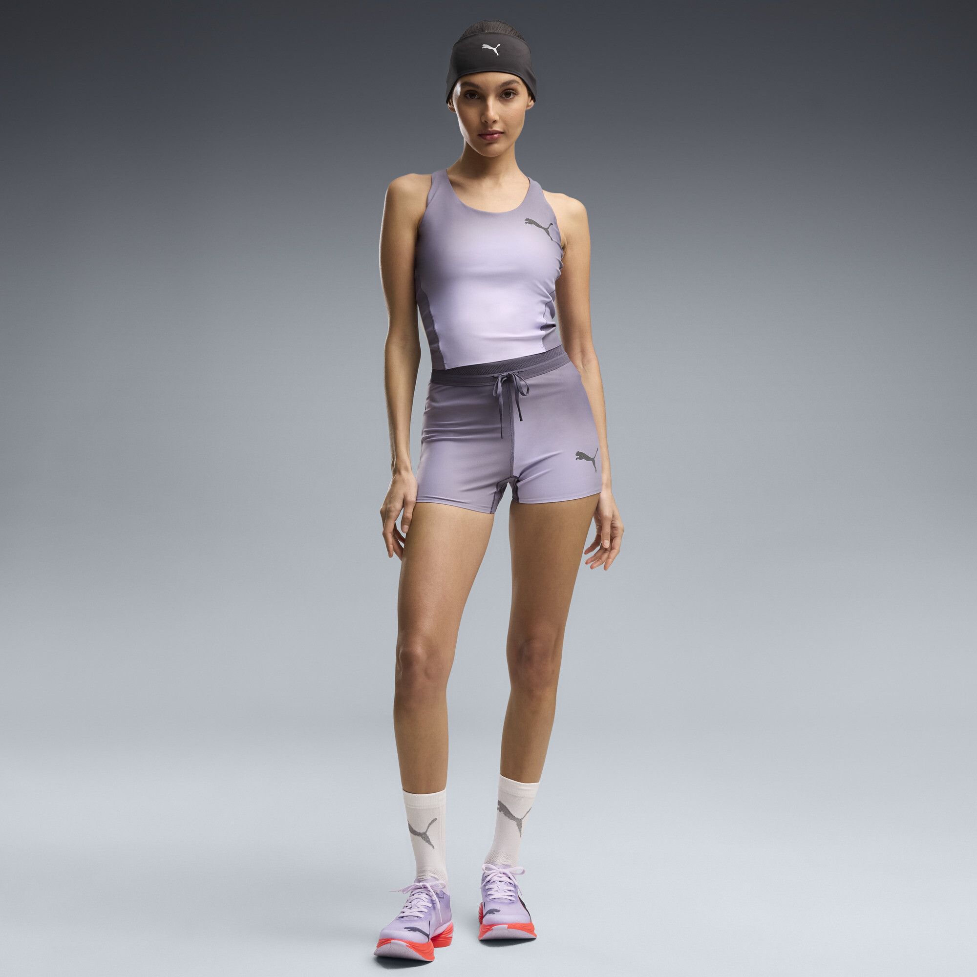 Crop-top de running à imprimés Lightspeed , Accessoires, Gris, XXS - PUMA - Modalova