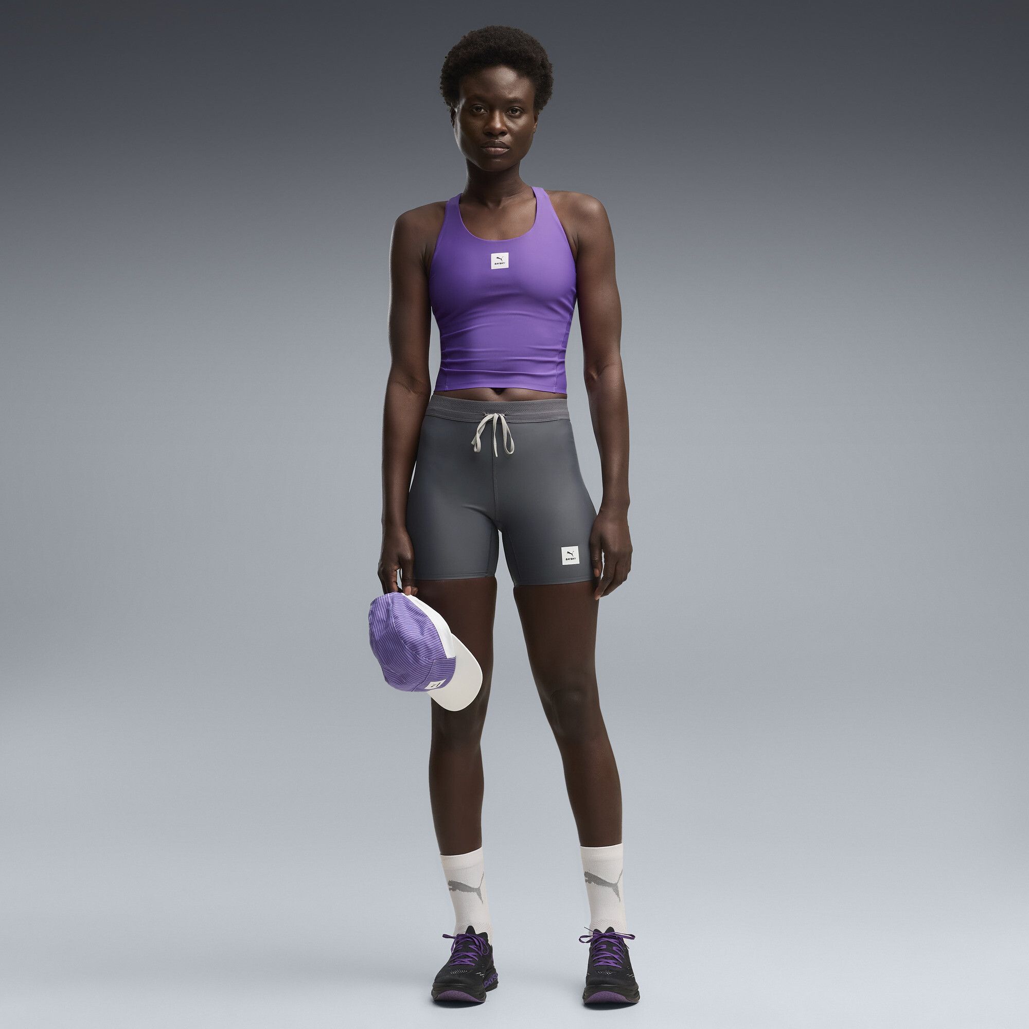 Crop top x SAYSKY , Accessoires, Violet, S - PUMA - Modalova