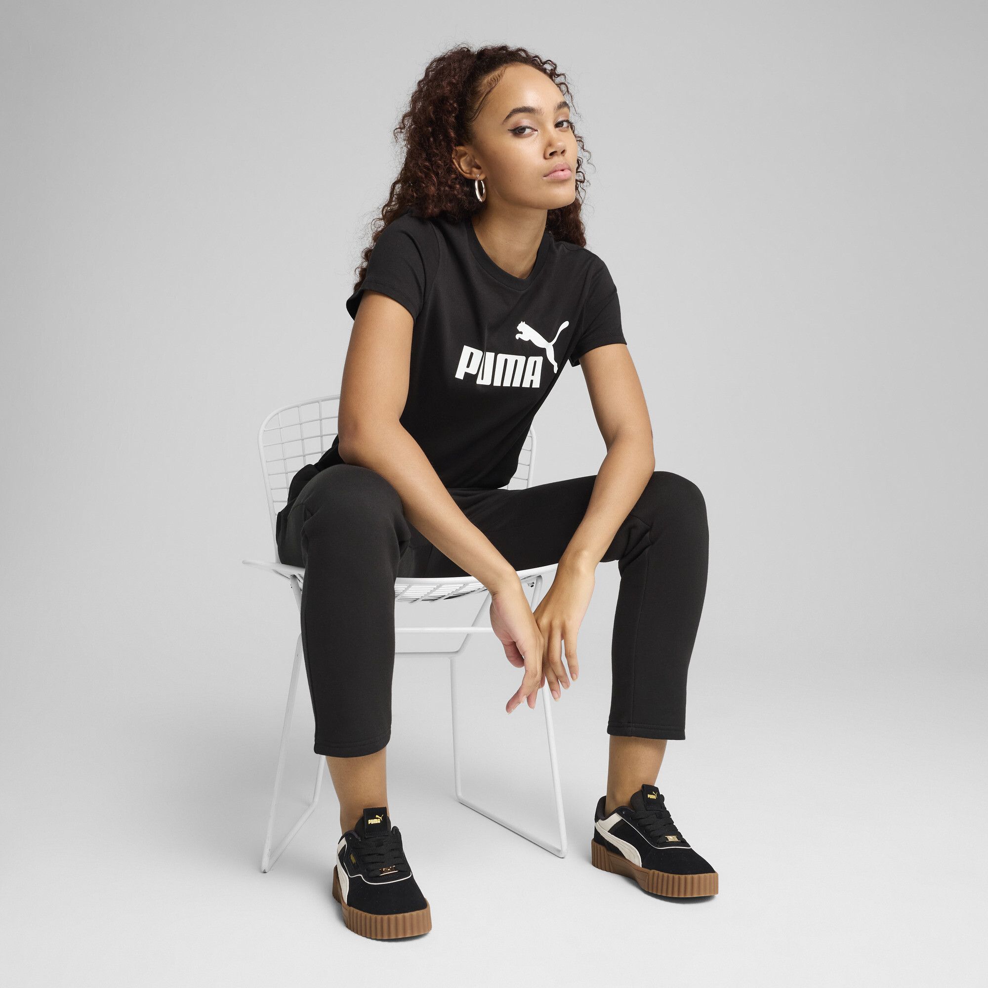 T-shirt à logo N° 1 ESS , Vêtements, Noir, XXS - PUMA - Modalova