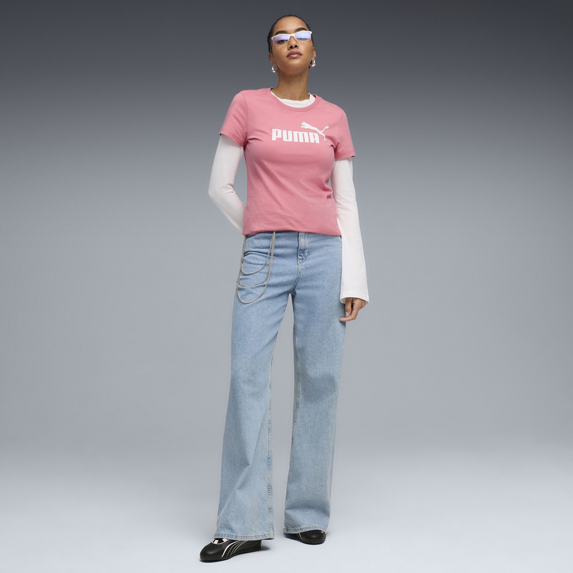 T-shirt à logo N° 1 ESS , Vêtements, Rose, S - PUMA - Modalova