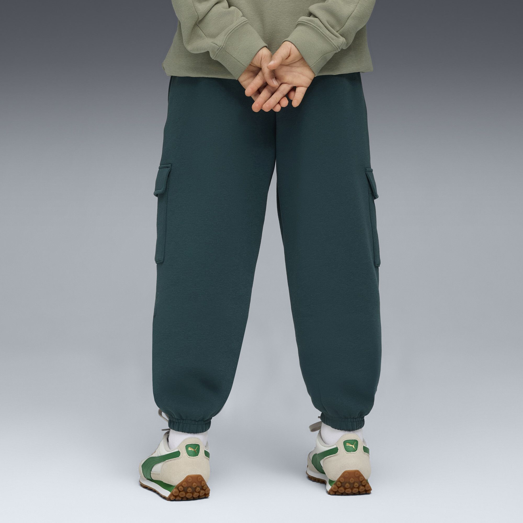Pantalon de survêtement cargo MID90s Enfant et Adolescent, Vêtements, Vert, 15-16Y - PUMA - Modalova
