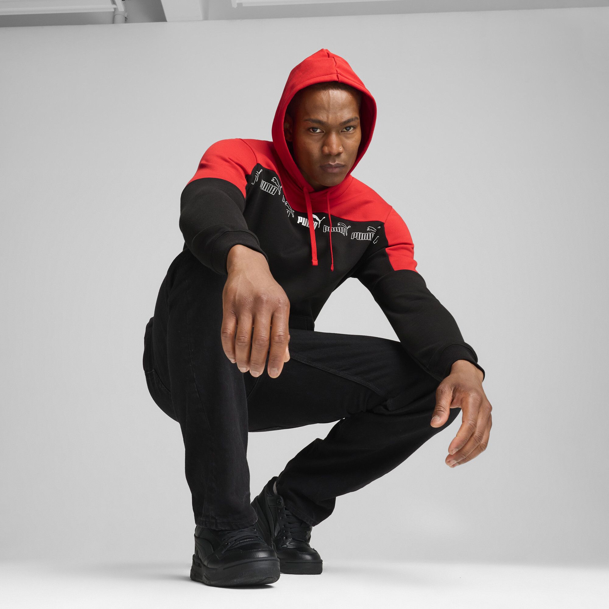 Sweat à capuche Around the Block , Vêtements, Rouge, 3XL - PUMA - Modalova