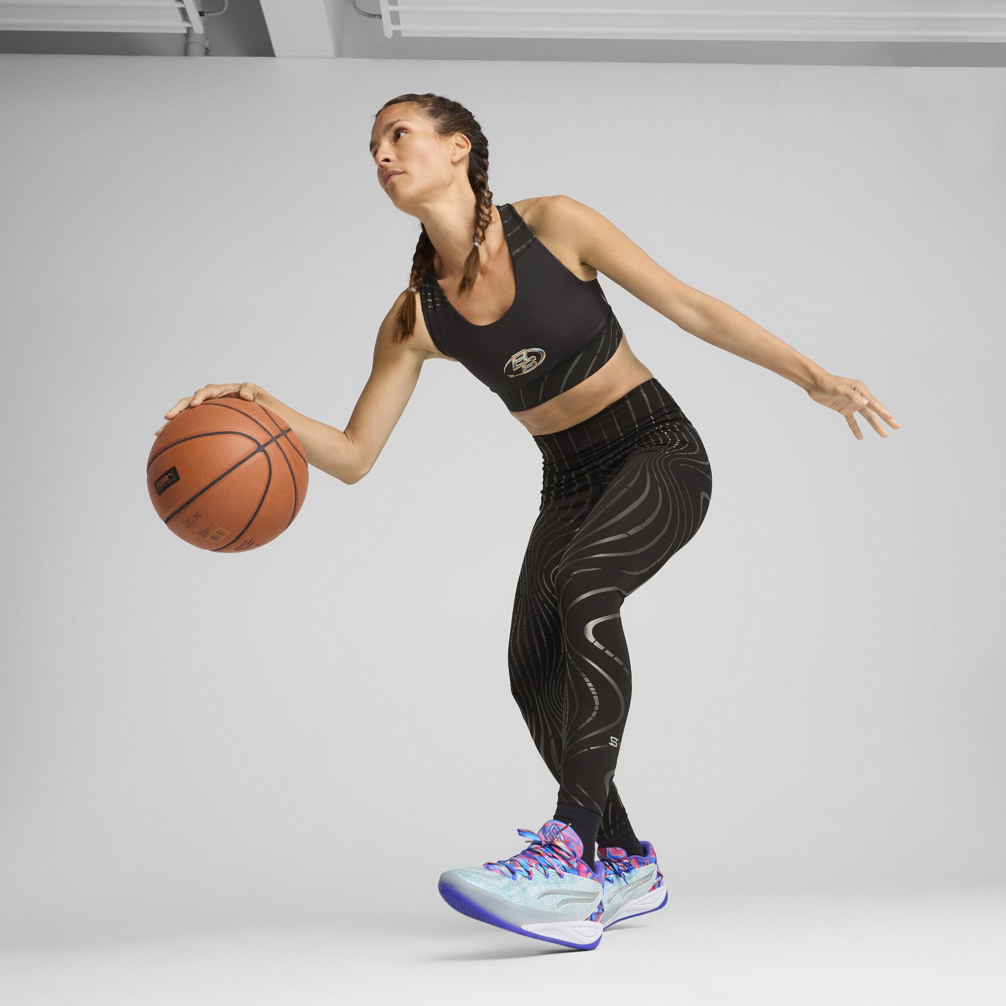 Brassière de basketball Stewie 4 Prism , Vêtements, Noir, S - PUMA - Modalova