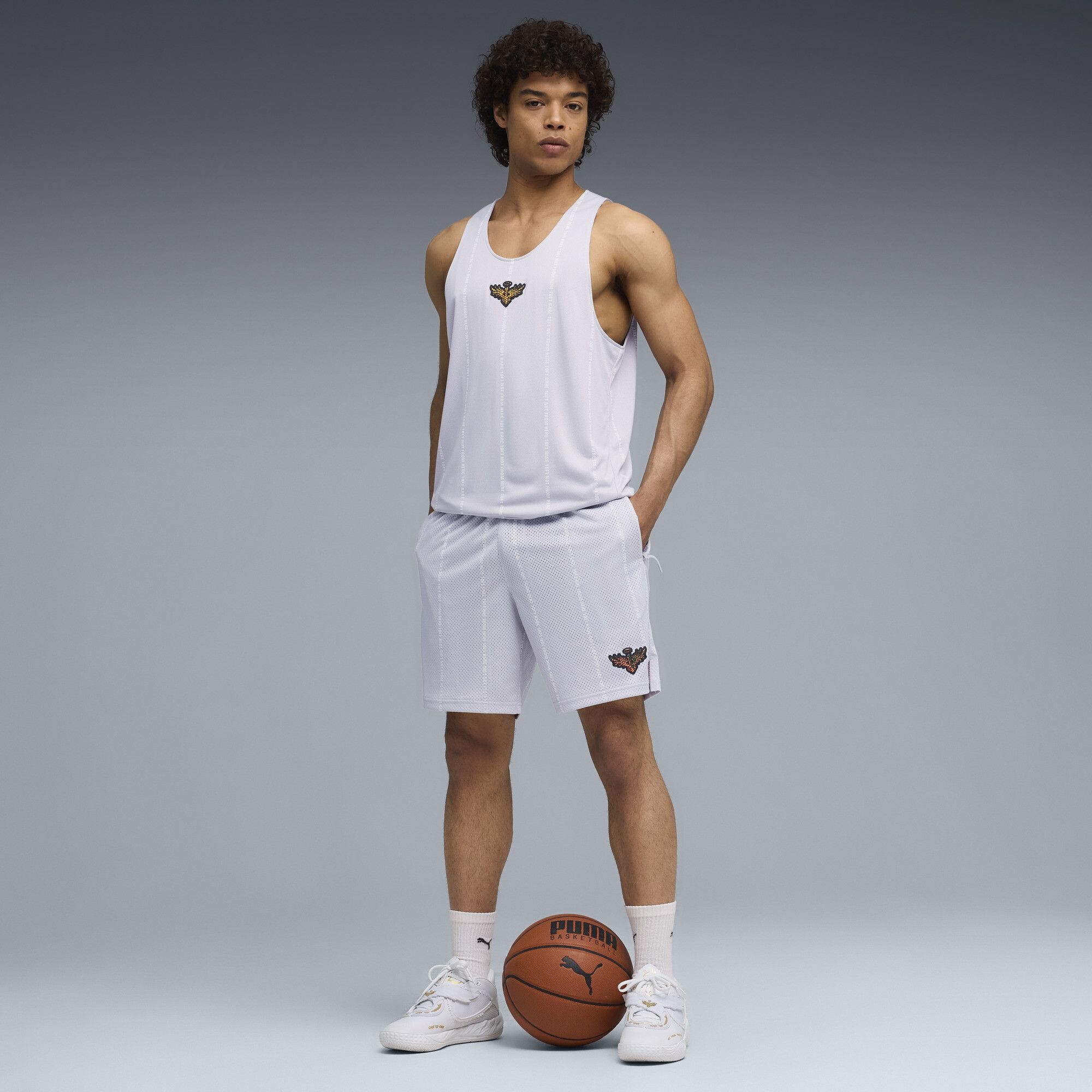 Short de basketball 7" Melo Alwayz On 1 , Accessoires, Gris, S - PUMA - Modalova