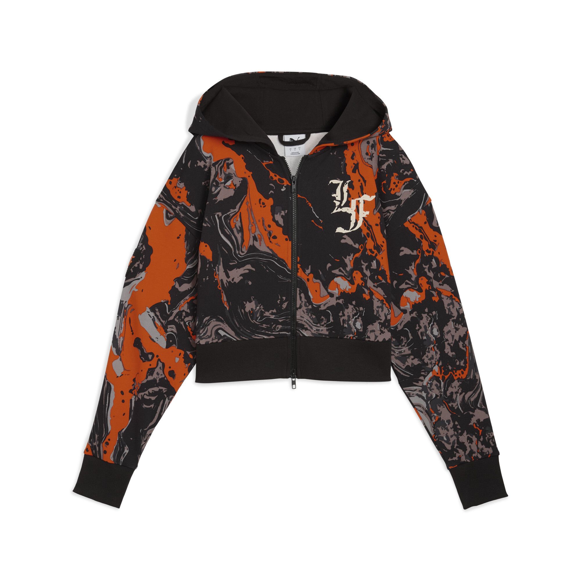 Hoodie court zippé LaFrancé HEEM , Vêtements, Orange, S - PUMA - Modalova