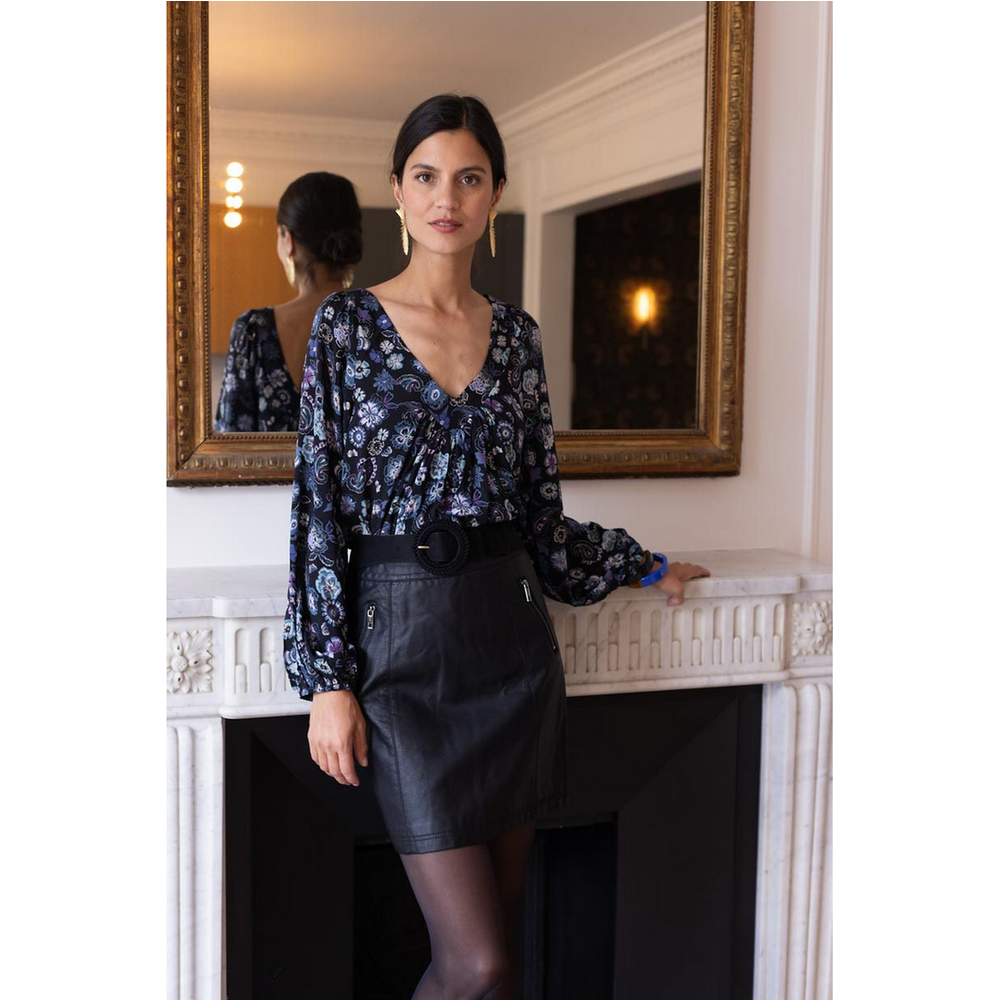 Blouse à fleurs Anouck en viscose - 3S. x Réédition - Modalova