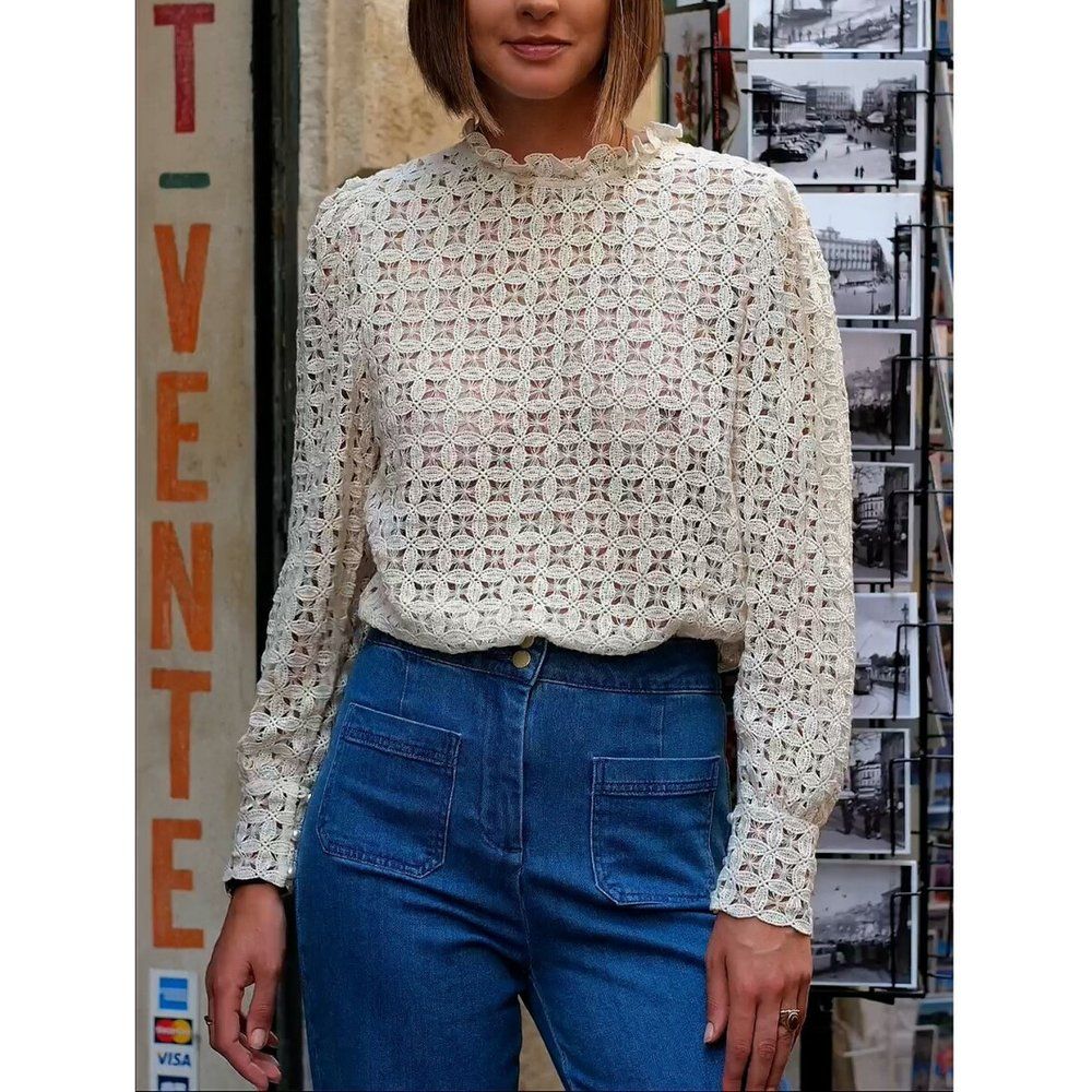 Blouse COSETTE - Naturel en coton - La Petite Etoile - Modalova