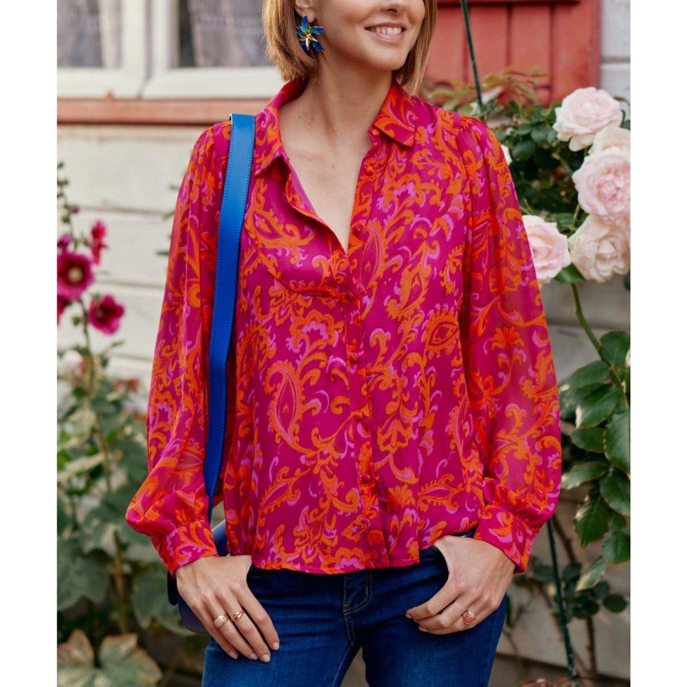 Blouse JOAO - Rose/Orange - La Petite Etoile - Modalova