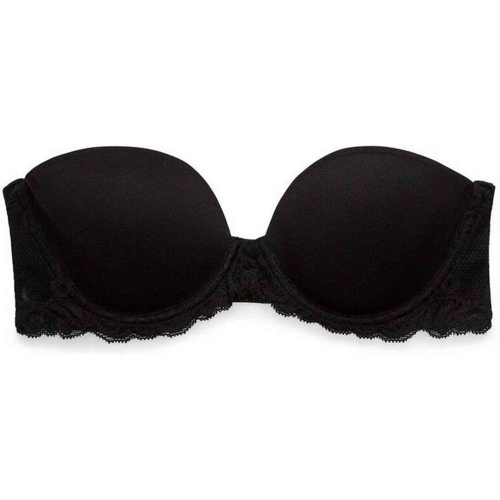 Soutien-gorge bandeau armatures - Noir en nylon - Natori - Modalova