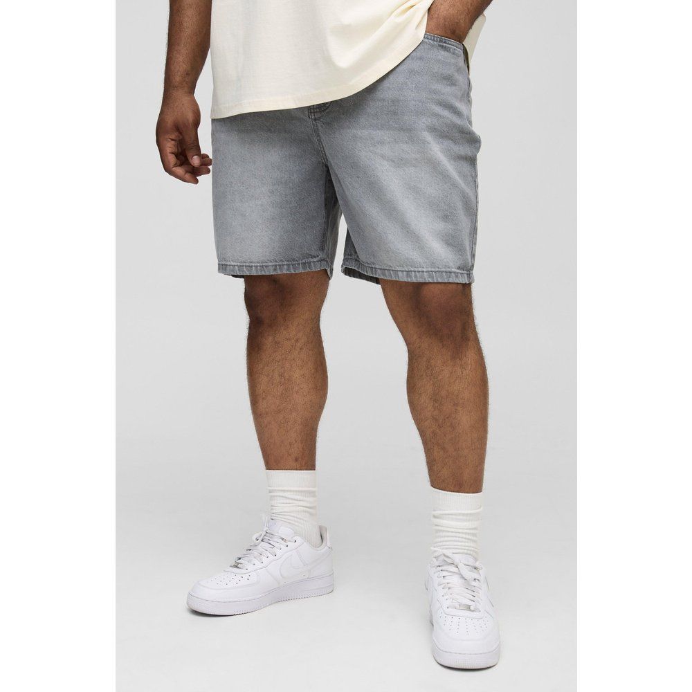 Grande taille - Short large en jean - 38 - Boohooman - Modalova