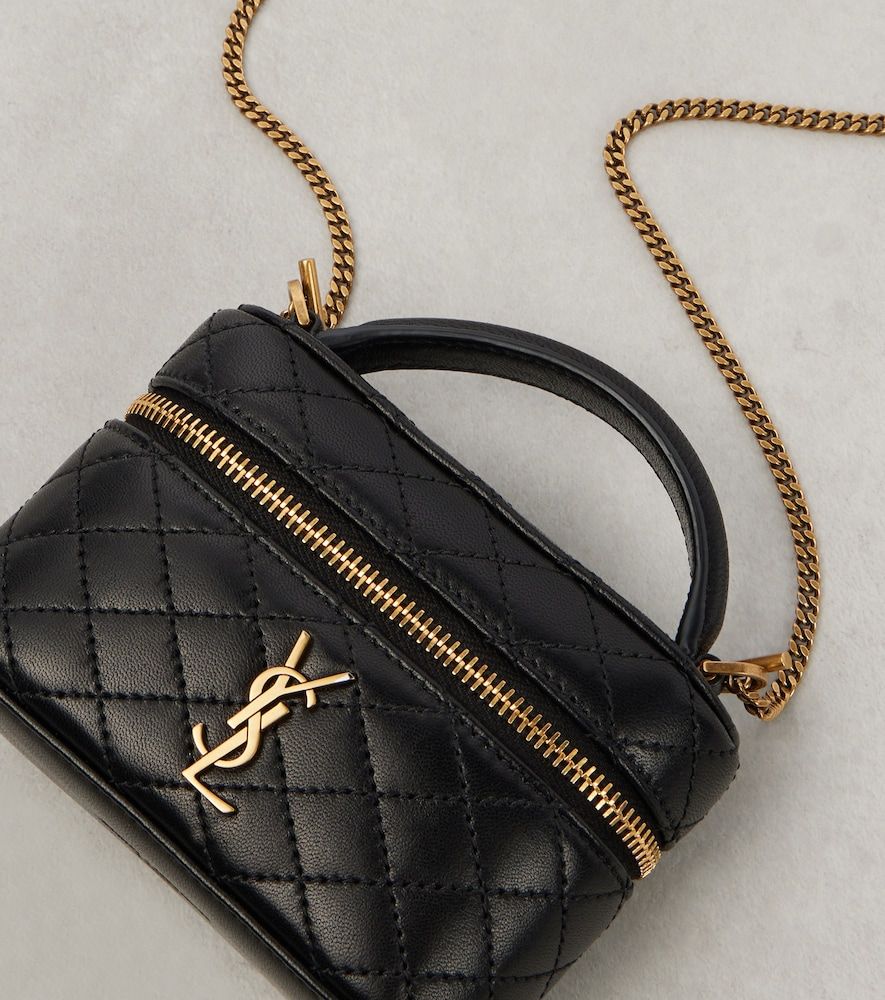 Sac à bandoulière Gaby Micro en cuir - Saint Laurent - Modalova
