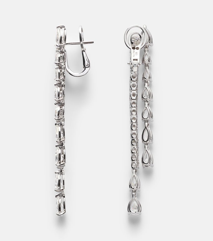 Boucles d’oreilles Diamond Twist en or blanc 18 ct et diamants - Bucherer Fine Jewellery - Modalova
