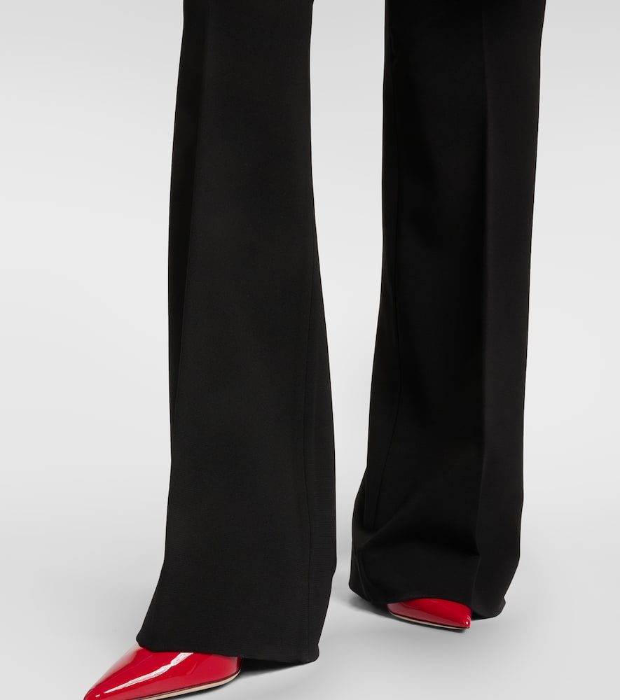 Pantalon évasé Milano à taille haute en jersey - Dolce&Gabbana - Modalova
