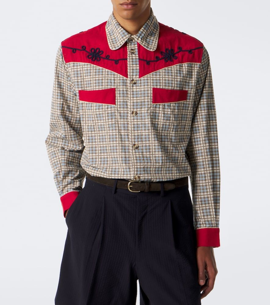 Chemise western River City en coton - Bode - Modalova