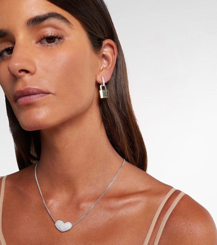 Eéra Collier Heart en or 18 ct et diamants - Eera - Modalova