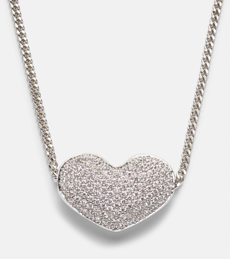 Eéra Collier Heart en or 18 ct et diamants - Eera - Modalova